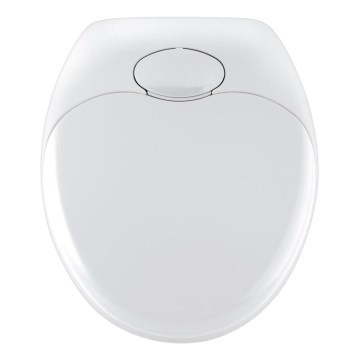 WENKO 110003100-WC toiletsæde, 35,5 x 38 cm, hvid