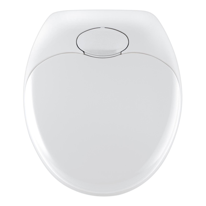 WENKO 110003100-WC toiletsæde, 35,5 x 38 cm, hvid