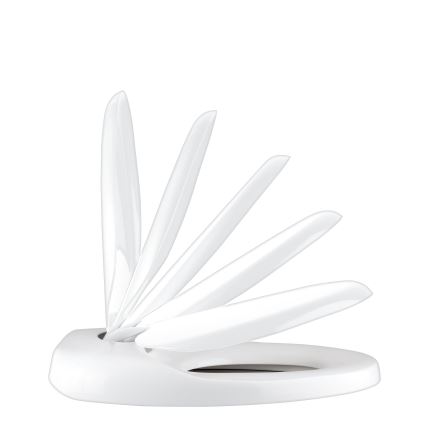 WENKO 110003100-WC toiletsæde, 35,5 x 38 cm, hvid