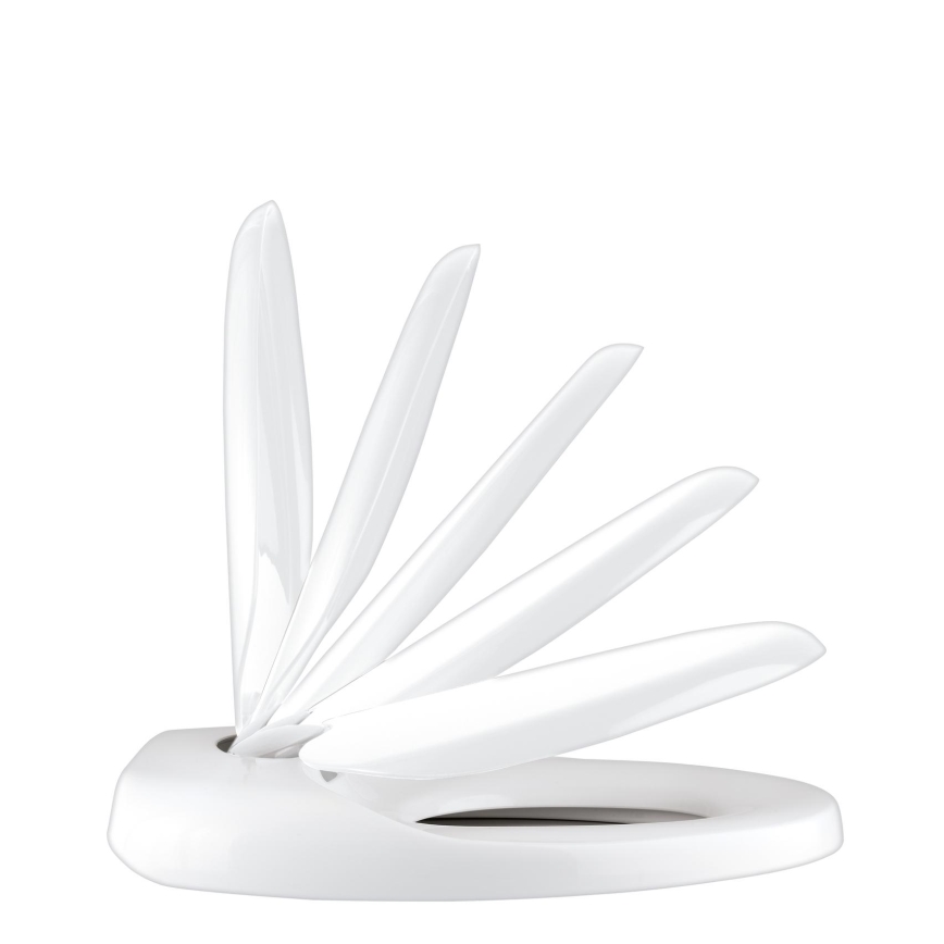 WENKO 110003100-WC toiletsæde, 35,5 x 38 cm, hvid