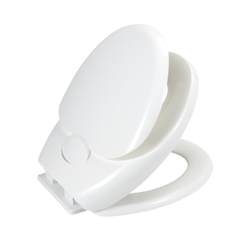 WENKO 110003100-WC toiletsæde, 35,5 x 38 cm, hvid