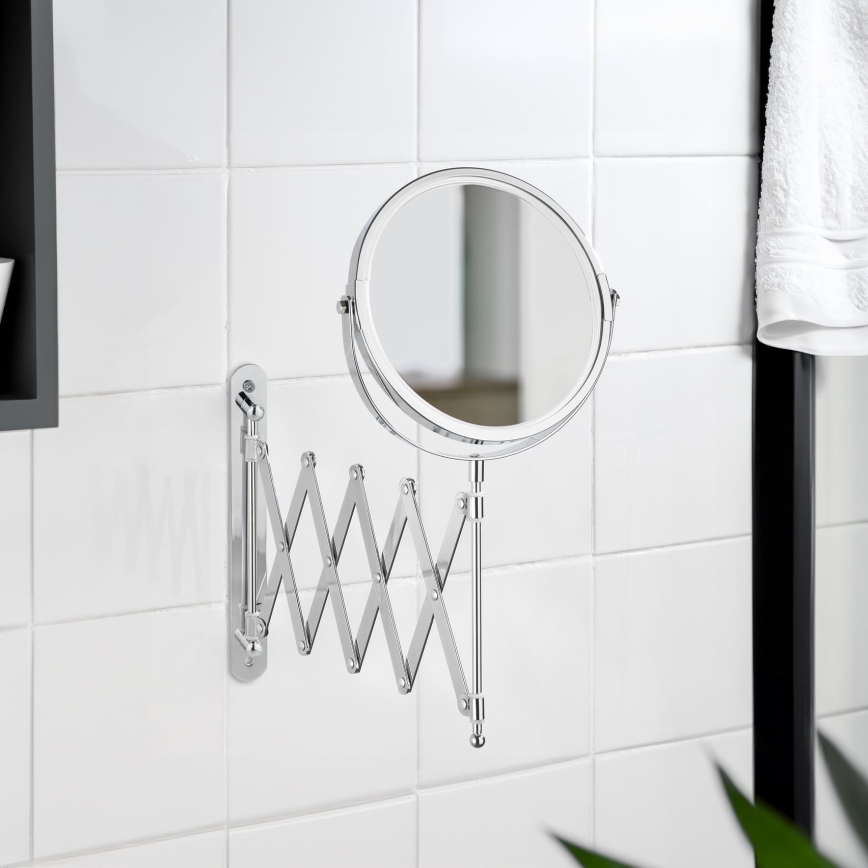 WENKO 15165100 - Kosmetikspejl EXCLUSIVE 19x38,5 cm poleret krom