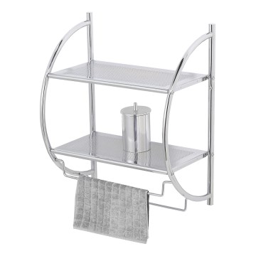 WENKO 15173100 - Hylde EXCLUSIVE 45,5x54,5 cm blank krom