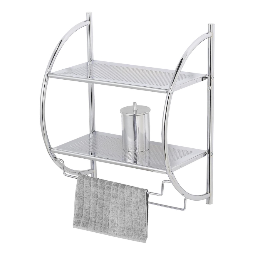 WENKO 15173100 - Hylde EXCLUSIVE 45,5x54,5 cm blank krom