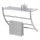 WENKO 15578100 - Håndklædestativ PESCARA 56x46 cm i blank krom