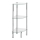 WENKO 15850100 - Hylde YAGO 30x74 cm rustfrit stål/sølvfarvet/klar