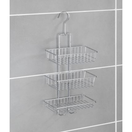 WENKO 15888100 - Hylde NIVALA 22x50 cm, blank krom