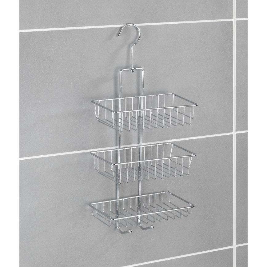 WENKO 15888100 - Hylde NIVALA 22x50 cm, blank krom
