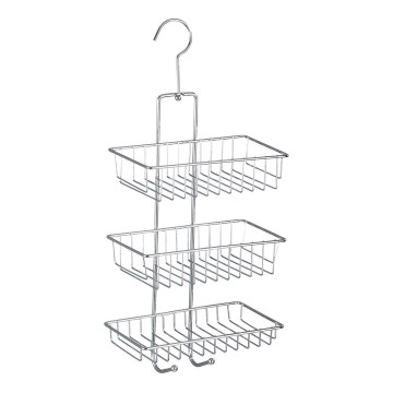 WENKO 15888100 - Hylde NIVALA 22x50 cm, blank krom