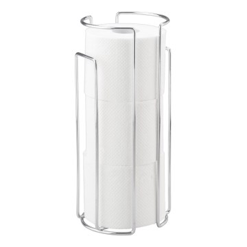 WENKO 16825100 - Toiletpapirholder MILANO 13,5x32 cm blank krom