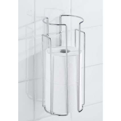 WENKO 16825100 - Toiletpapirholder MILANO 13,5x32 cm blank krom