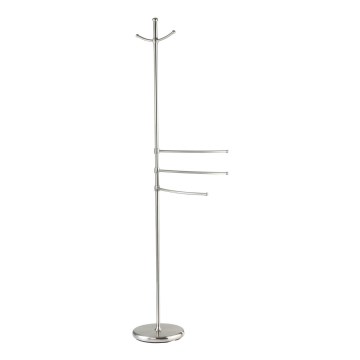 WENKO 16827100 - ADIAMO-stativ 28 x 170 cm, sølvfarvet
