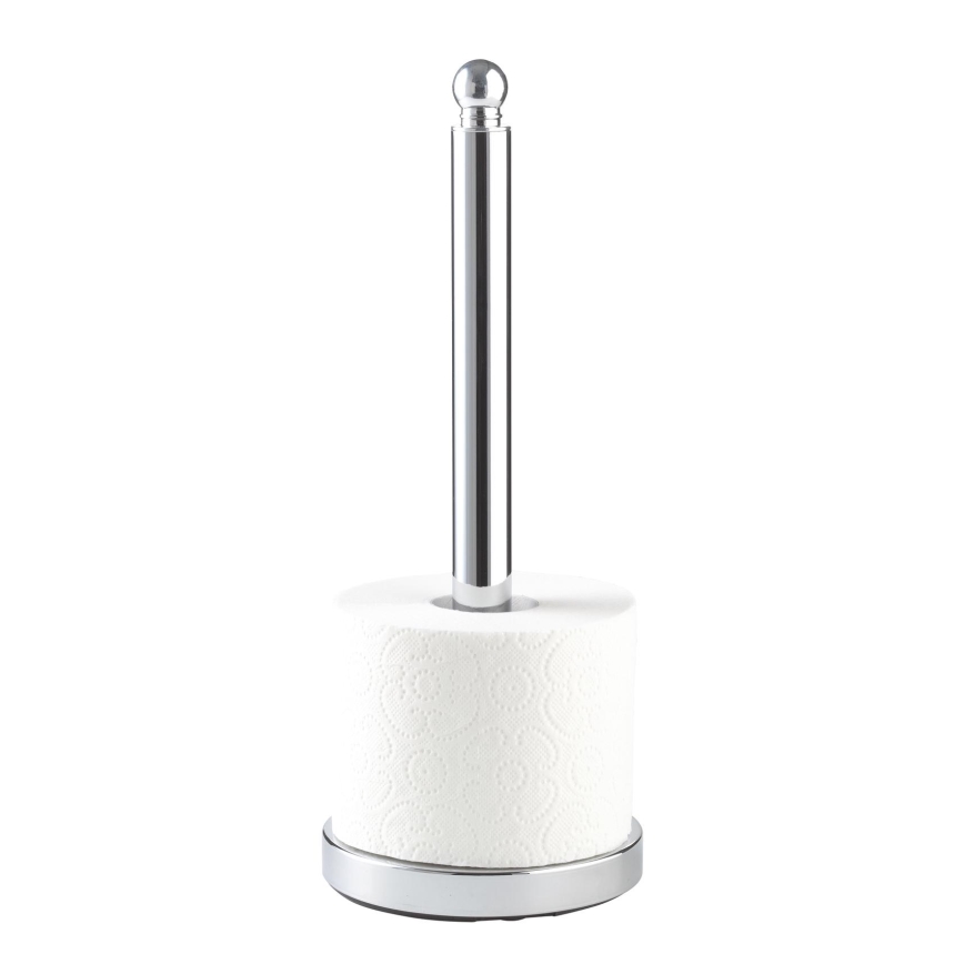 WENKO 16878100 - Toiletpapirholder VITERBO 14x35 cm sølv