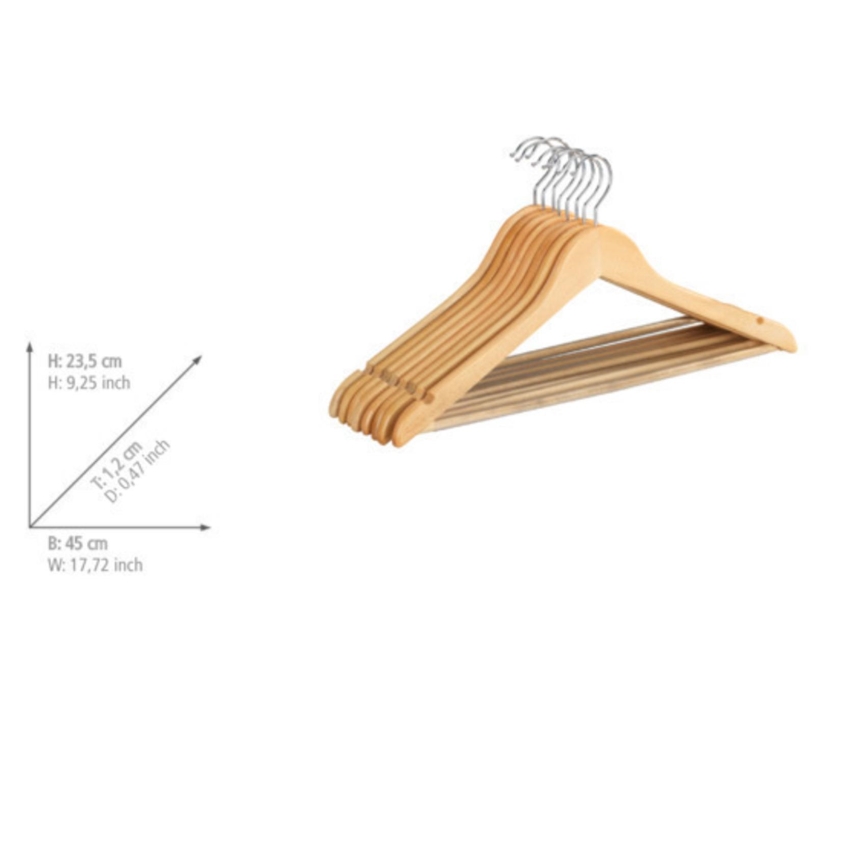 WENKO 17219008100 - ECO-bøjler 45x23,5 cm brun