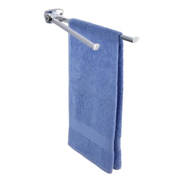 WENKO 17875100 - Håndklædeholder BASIC 42x8 cm i rustfrit stål/sølv