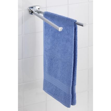 WENKO 17875100 - Håndklædeholder BASIC 42x8 cm i rustfrit stål/sølv