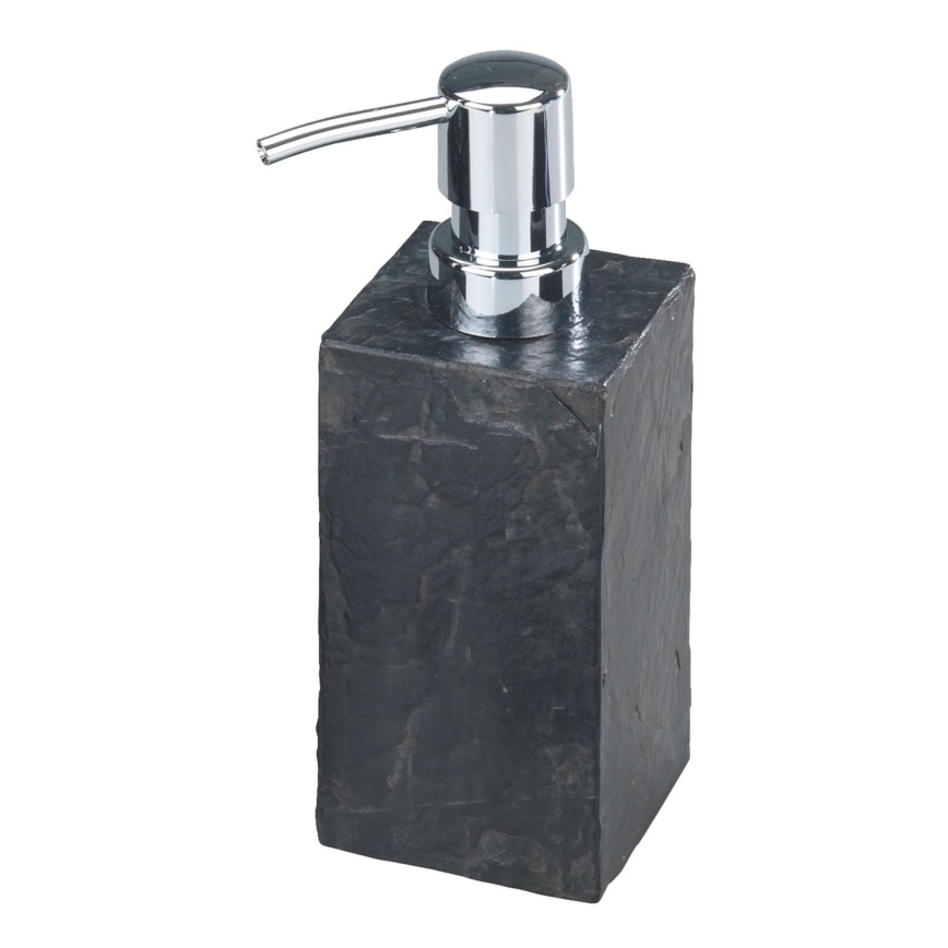 WENKO 17921100 - Sæbedispenser SLATE ROCK 250 ml antracit