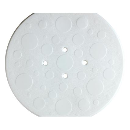 WENKO 1792921100-Skammel SECURA 45,5x45,5 cm hvid/sølv/grå