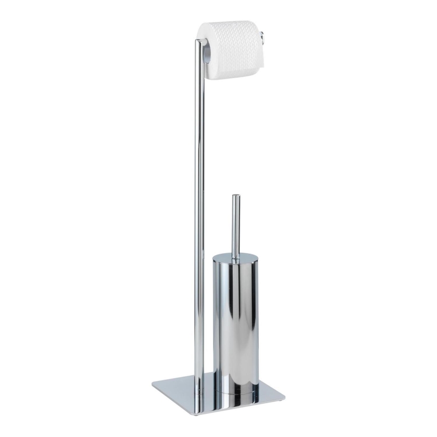 WENKO 18562100 - WC-børste RECCO 20x71,5 cm, poleret krom