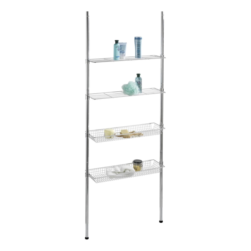 WENKO 18597100-Reol 71x285 cm poleret krom