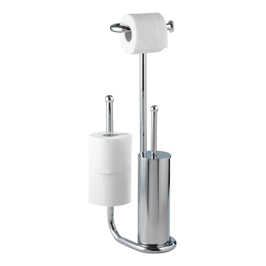 WENKO 18730100 - WC-børste UNIVERSALO 20x62,5 cm blank krom