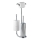WENKO 18730100 - WC-børste UNIVERSALO 20x62,5 cm blank krom