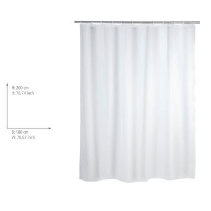WENKO 19104100 - Bruseforhæng 180x200 cm hvid