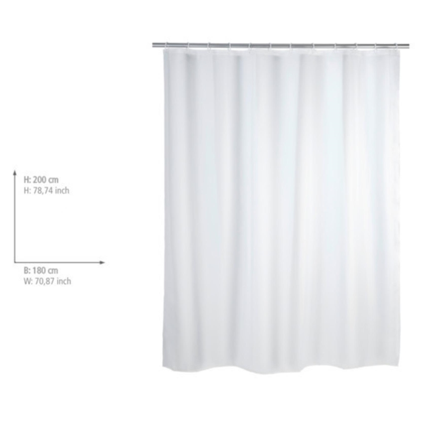 WENKO 19104100 - Bruseforhæng 180x200 cm hvid