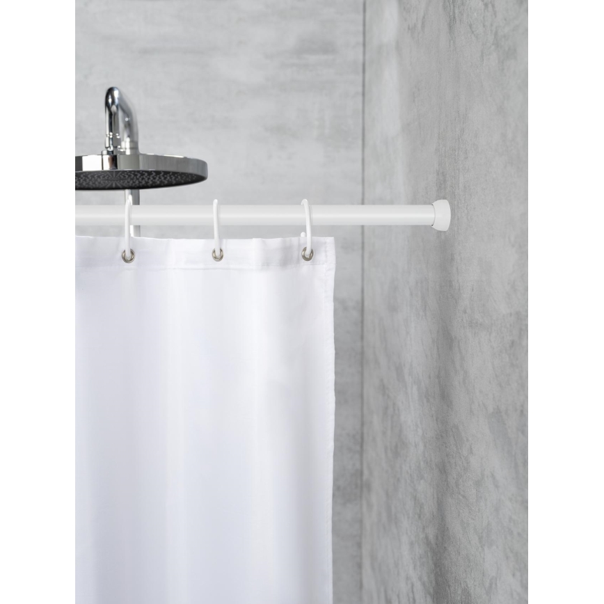 WENKO 19209100 - Brusestang 18,5x2 cm hvid