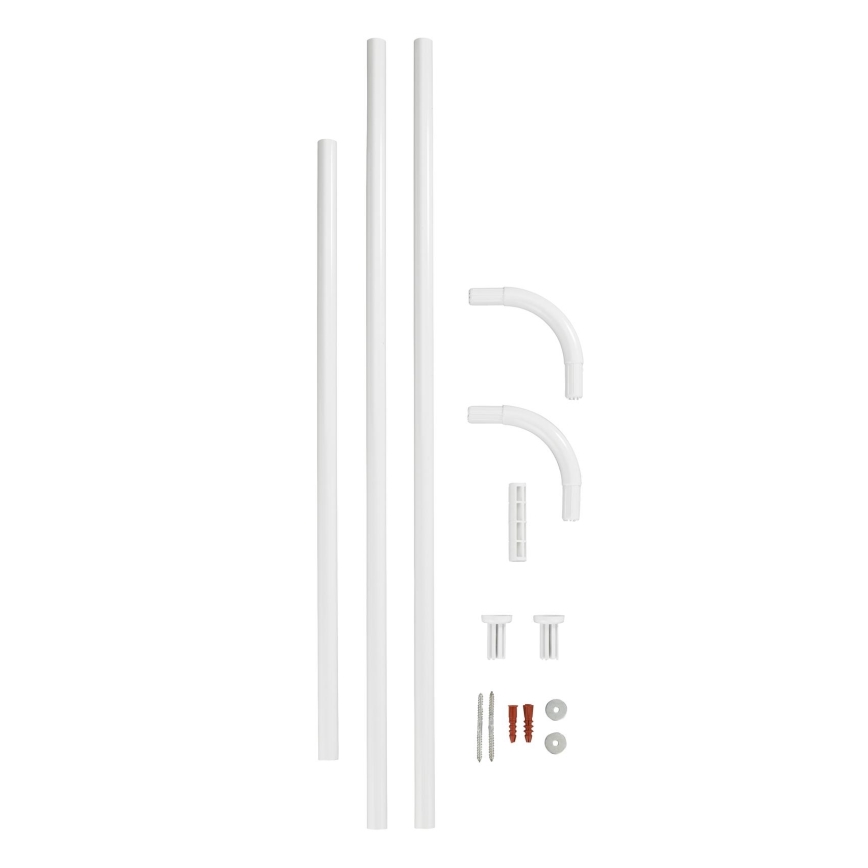 WENKO 19214100 - UNIVERSAL-stang 2x2 cm hvid
