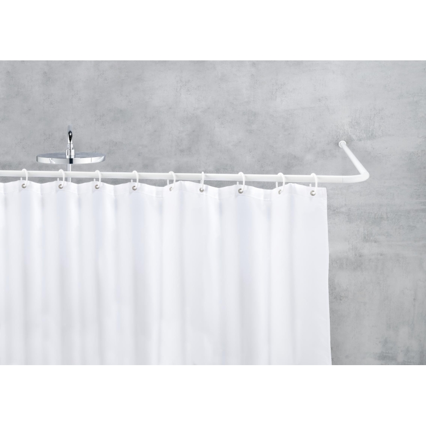 WENKO 19214100 - UNIVERSAL-stang 2x2 cm hvid
