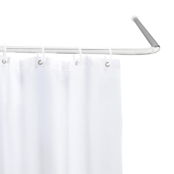 WENKO 19215100 - UNIVERSAL stangholder 2x2 cm krom/hvid