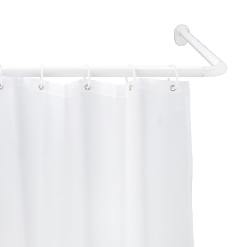 WENKO 19216100 - UNIVERSAL stangholder 2,5 x 2,5 cm hvid