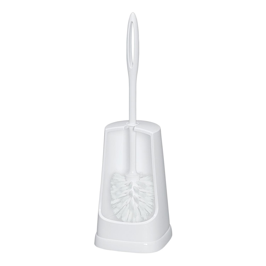 WENKO 19607100 - Toiletbørste SIMPLE 12,5x40 cm hvid