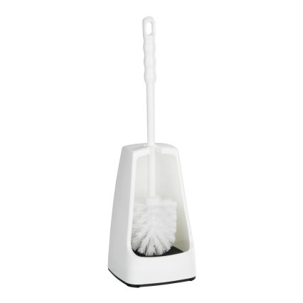 WENKO 19607100 - Toiletbørste SIMPLE 12,5x40 cm hvid
