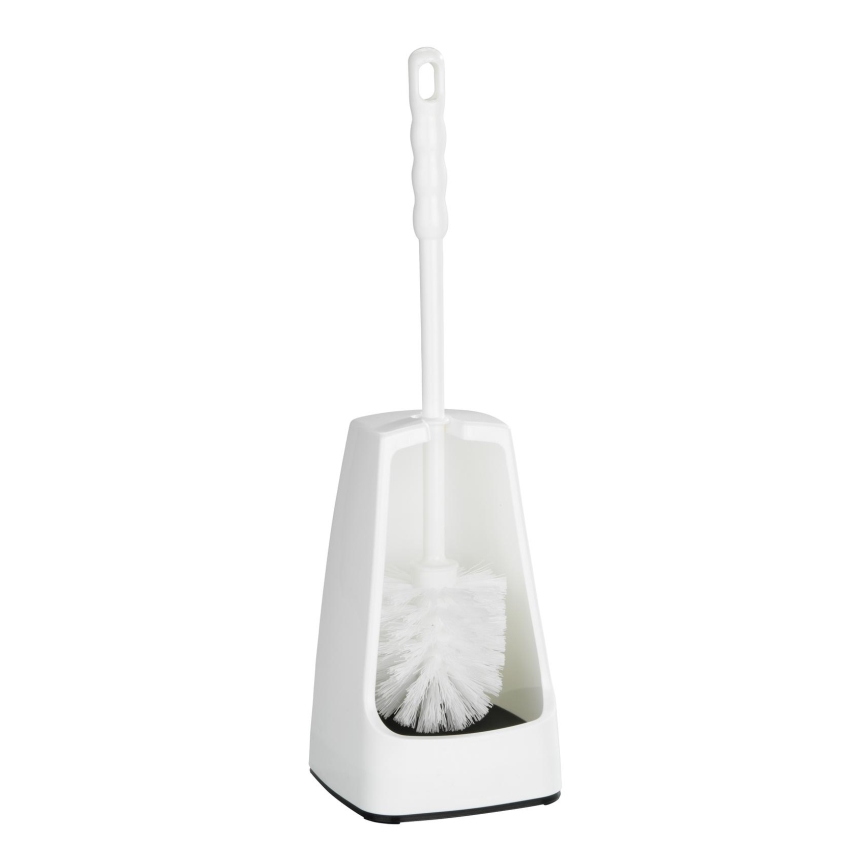 WENKO 19607100 - Toiletbørste SIMPLE 12,5x40 cm hvid