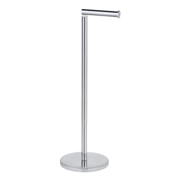 WENKO 19637100 - Toiletpapirholder 21x55 cm i rustfrit stål/sølv