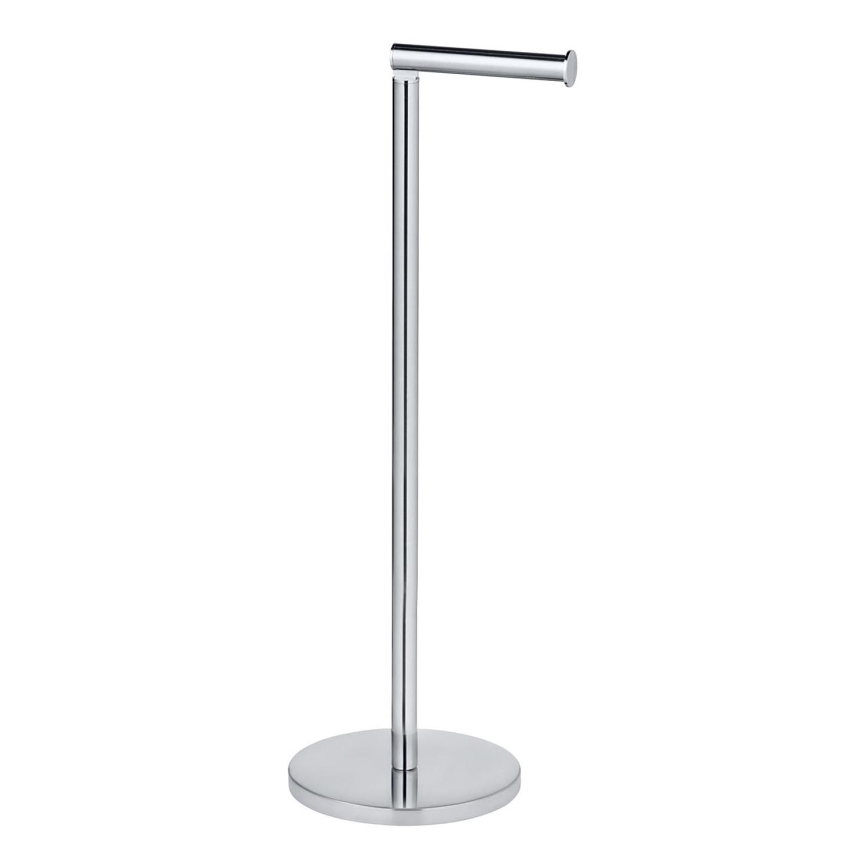 WENKO 19637100 - Toiletpapirholder 21x55 cm i rustfrit stål/sølv