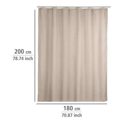 WENKO 20045100 - Bruseforhæng 180x200 cm beige