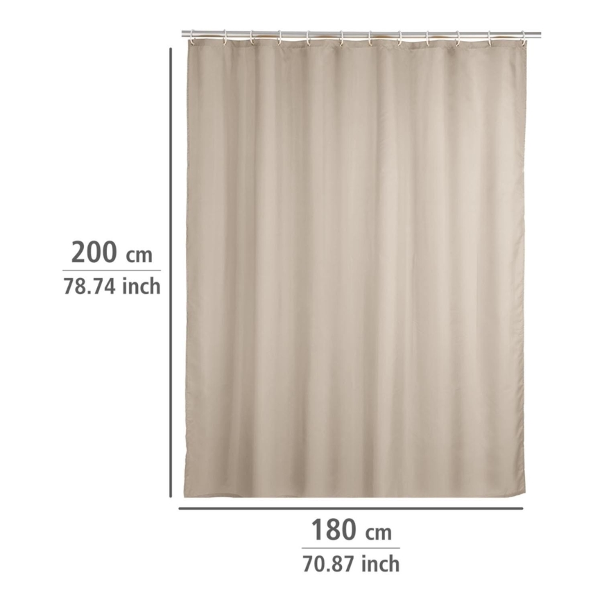 WENKO 20045100 - Bruseforhæng 180x200 cm beige