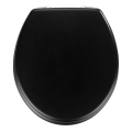 WENKO 20077100-WC toiletsæde PRIMA 37x41 cm sort/sølv