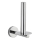 WENKO 20218100 - Toiletpapirholder BOSIO SHINE 8x12,5 cm rustfrit stål/sølv