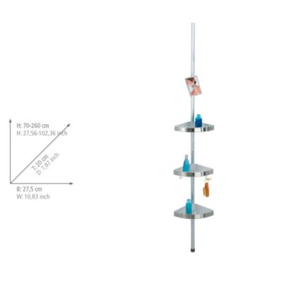 WENKO 20349100-Hjørneelement PREMIUM 27,5x260 cm satin