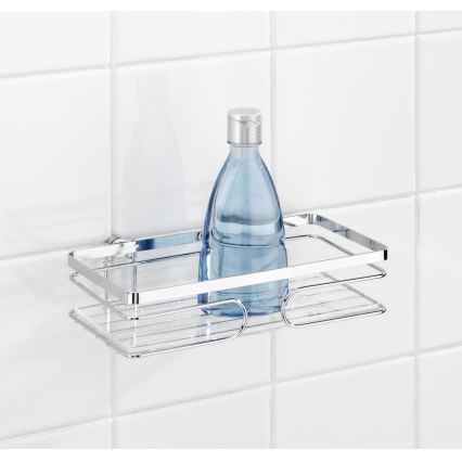 WENKO 20409100 - PREMIUM hylde i rustfrit stål 24 x 13,5 cm, rustfri/sølvfarvet
