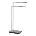 WENKO 20461100 - Håndklædestativ NOBLE 45,5x82 cm krom/sort