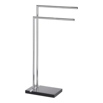 WENKO 20461100 - Håndklædestativ NOBLE 45,5x82 cm krom/sort