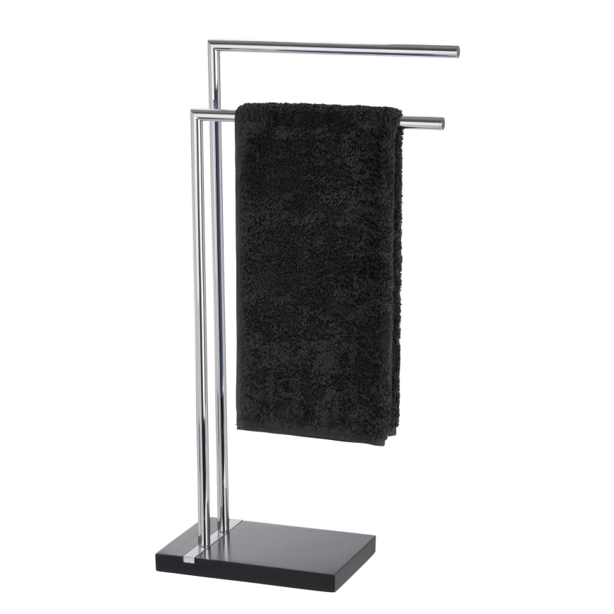 WENKO 20461100 - Håndklædestativ NOBLE 45,5x82 cm krom/sort