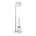 WENKO 20486100 - WC-børste NOBLE 20x74 cm krom/hvid