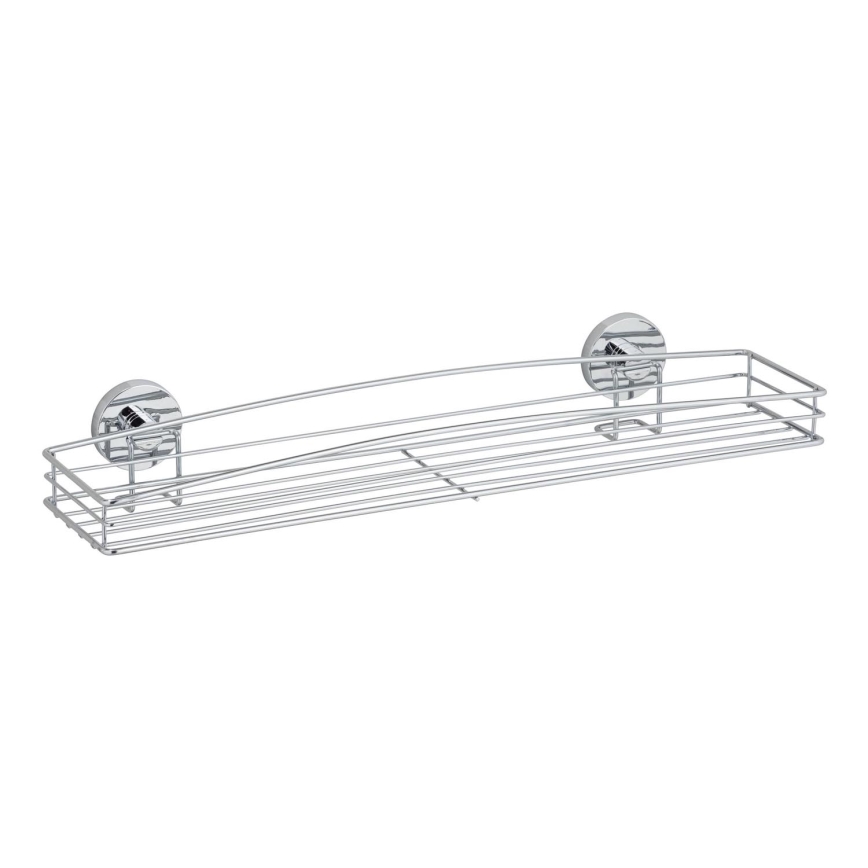 WENKO 20884100 - Hylde VACUUM-LOC MILAZZO 51x15,2 cm, poleret krom
