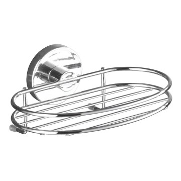 WENKO 20890100-Sæbeholder VACUUM-LOC MILAZZO 16,5x12 cm poleret krom
